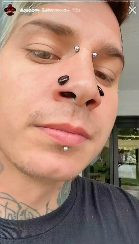 Ronnie Shaw, a man with piercings on his nose.